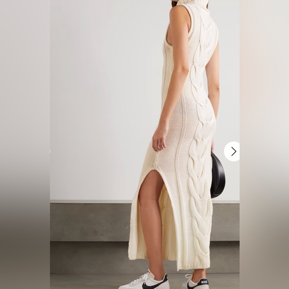 STAUD Blue Knit Sweater dress. Size M - Picture 3 of 3